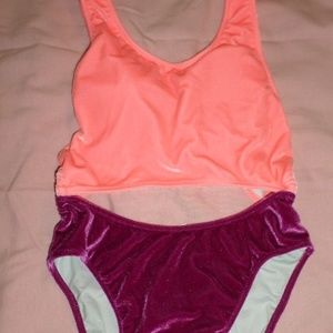 Victoria Secret  Coral Orchid One Piece Swim Suit
